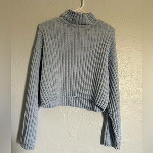 H&M cropped turtle neck sweater